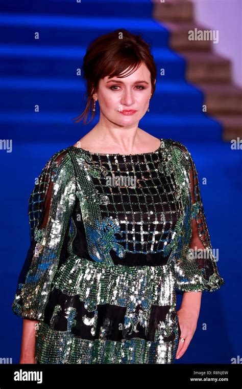 Emily Mortimer Arrives At The Premiere Of Mary Poppins Returns At The Royal Albert Hall In