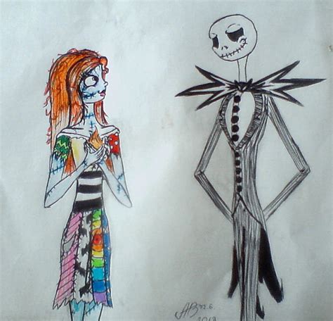 Jack And Sally By Angel In Black13 On Deviantart