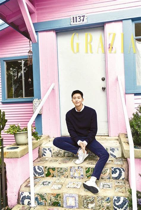 park seo joon takes over the streets of los angeles for the cover of grazia seo joon park