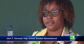 John F. Kennedy High School graduation honors student who was shot and killed