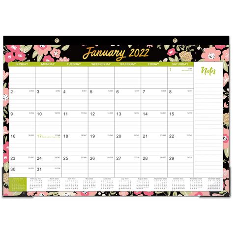 2022 Desk Calendar 18 Monthly Deskwall Calendar 2022 2023 Planner