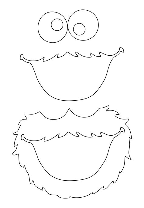 Free Printable Cookie Monster Face PRINTABLE TEMPLATES
