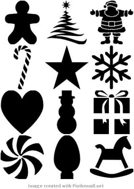 50 Free Printable Christmas Stencils Karten Basteln Pinterest