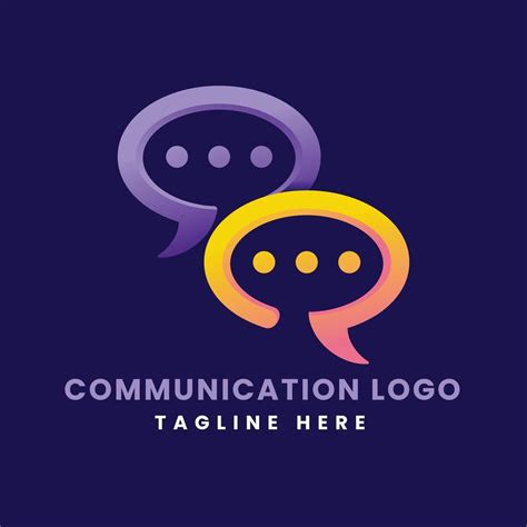 Communication Logo Template Design Vector 14002254 Vector Art At Vecteezy