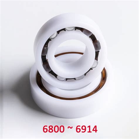 1pcs Pom Plastic Glass Ball Bearing Insulation 6800 6801 6802 6803 6804