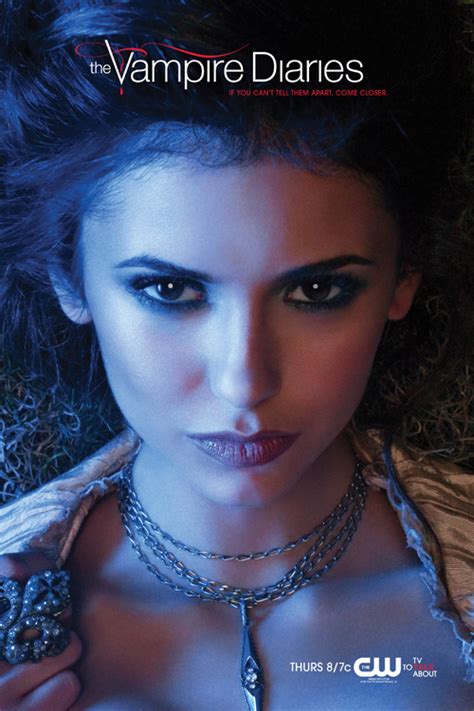 Derinkırmızı The Vampire Diaries Nina Dobrev Posteri