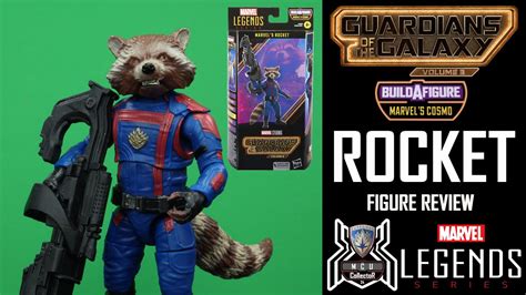 Marvel Legends Rocket Raccoon Guardians Of The Galaxy Vol 3 Cosmo Baf Wave Mcu Figure Review