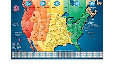 Eastern Time Zone Map North America