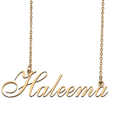 Custom Name Necklace Awesome T For My Best Friend Haleema