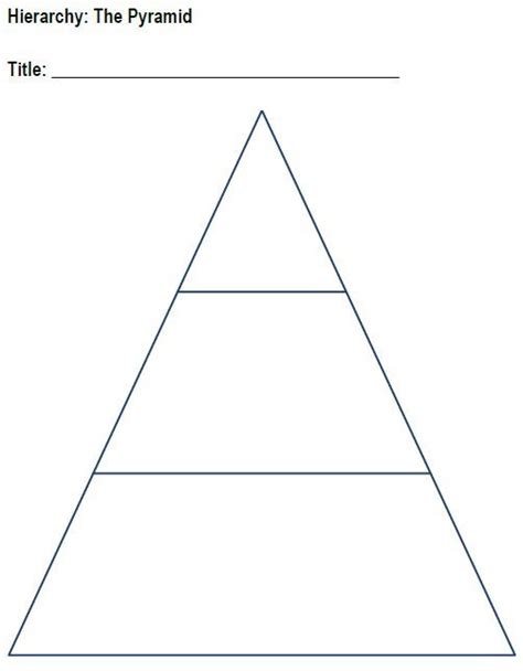Blank Pyramid Charts Free Printable Graphic Organizers For Teachers