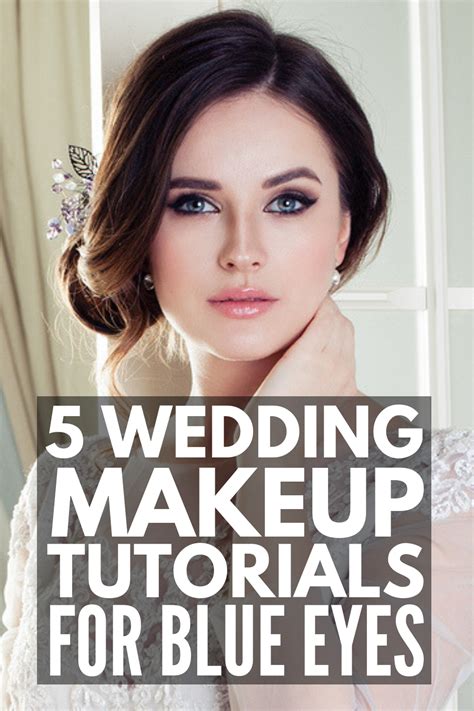 Classic Wedding Makeup Tutorials For Every Eye Colour Bridal Makeup For Blue Eyes Wedding