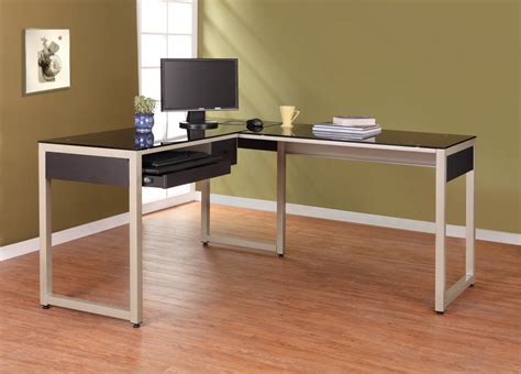 L Shaped Glass Desks Foter