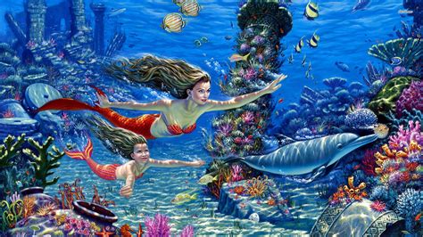 40 Cute Little Mermaid Wallpaper For Desktop