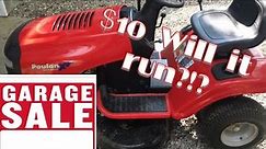 $10 Yard sale mower! Will it run?