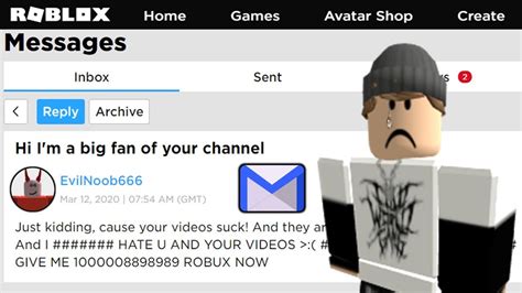 Reading My Roblox Messages Youtube
