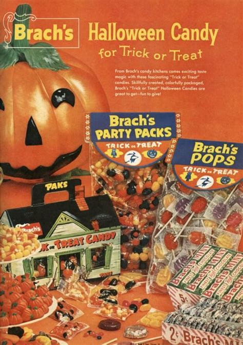 Brachs Candy Ad 1960s Retro Halloween Vintage Halloween Halloween