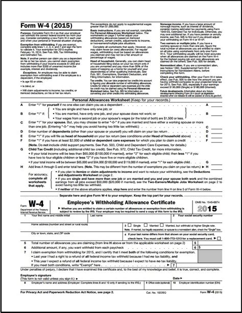 Free Printable W4 And I9 Forms Master of Documents