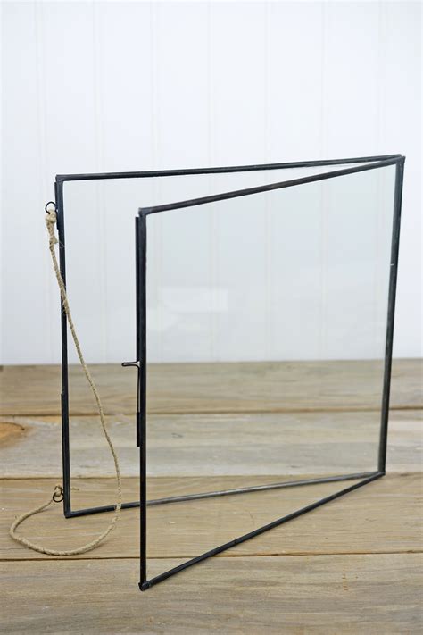 Hanging Metal Double Glass Frame 14 X 1475