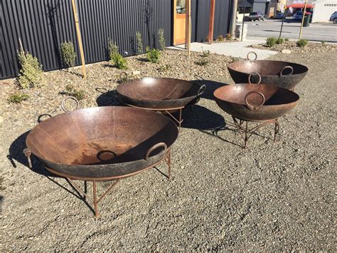 Indian Kadai Fire Pits Sold By Folklore Clyde Nz Fire Pit Backyard