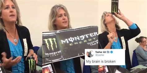 2014 Video Of Woman Claiming That Monster Energy Drinks Promote