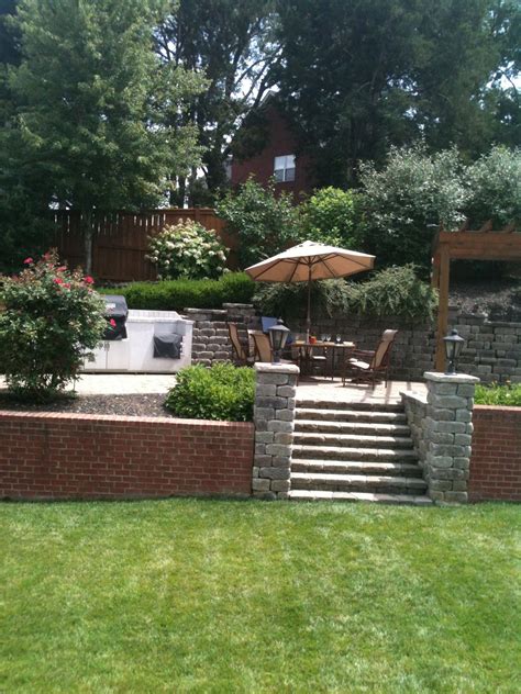 This Is A Great Idea For A Sloped Backyard Dream Home Pinterest