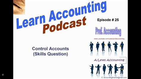 The purchase ledger is part of the accounting department's database; Learn Accounting Podcast | Episode #25 Control Accounts ...