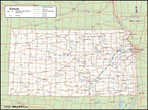 29 Kansas County Map With Cities Map Online Source
