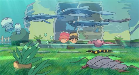 Ponyo On The Cliff By The Sea Studio Ghibli Movies Anime Sanat