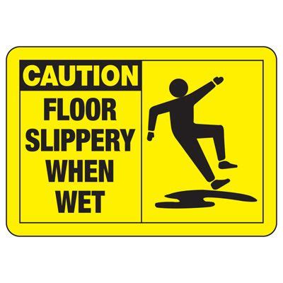 Slipping Signs Tripping Signs Slip Trip Hazard Sign Emedco