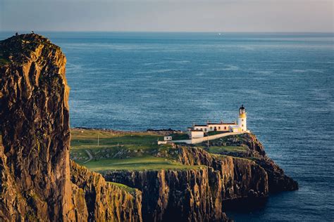 Neist Point Lighthouse On The Isle Of Skye