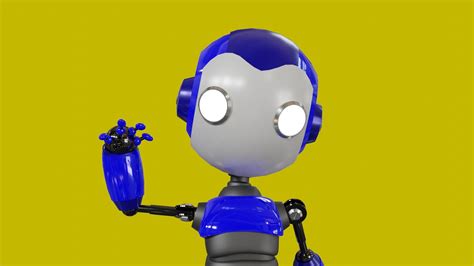 Artstation Blue Robot