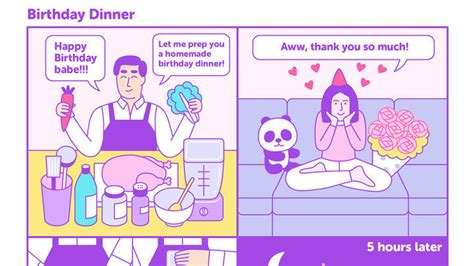 Comic Captures The Highs And Lows Of Dating Someone Who Loves To Cook