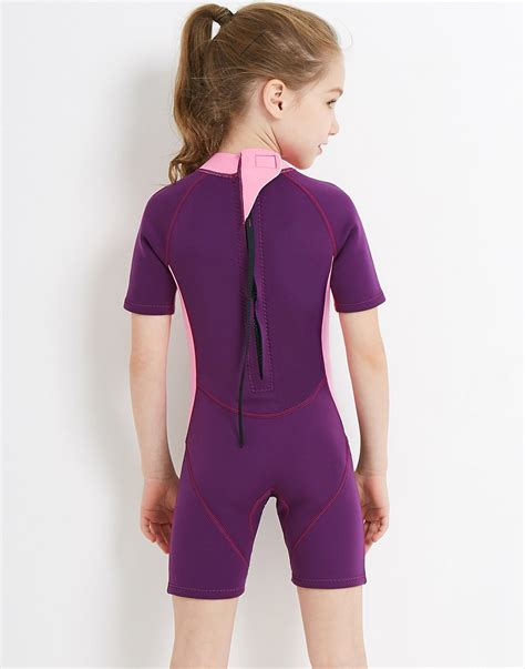 Dive And Sail Kids 25mm Warm Wetsuit One Piece Uv Protection Shorty Suit