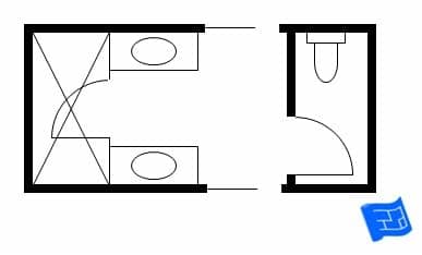 Jack and Jill Bathroom Floor Plans