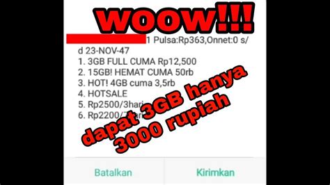 Check spelling or type a new query. Cara daftar paket internet tri 3gb 3000 - YouTube