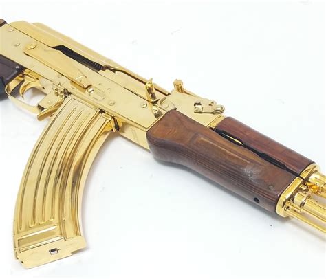 24k Gold Plated Russian Ak47 Black Market Arms Sales