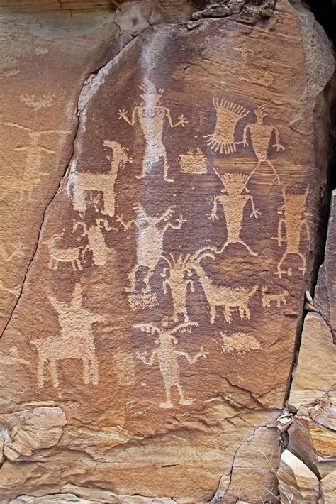 Petroglyphs In Nine Mile Canyon Utah By Alan Cressler Cave Paintings