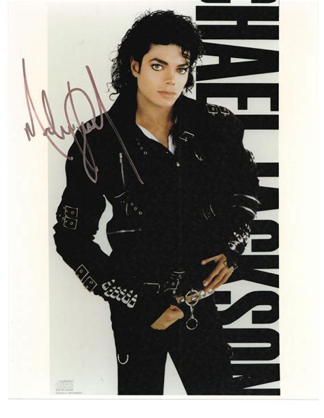 Lot Detail Michael Jackson Signed X Photo