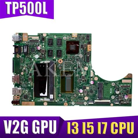 Tp500ln Notebook Motherboard I3 I5 I7 Cpu V2g Gpu For Asus Tp500l