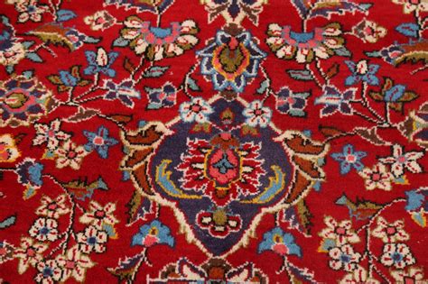 Floral Traditional Red Wool Area Rug Hand Knotted Medallion Oriental