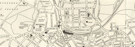 Eastbourne Vintage Towncity Plan Sussex Ward Lock 1961 Old Vintage Map