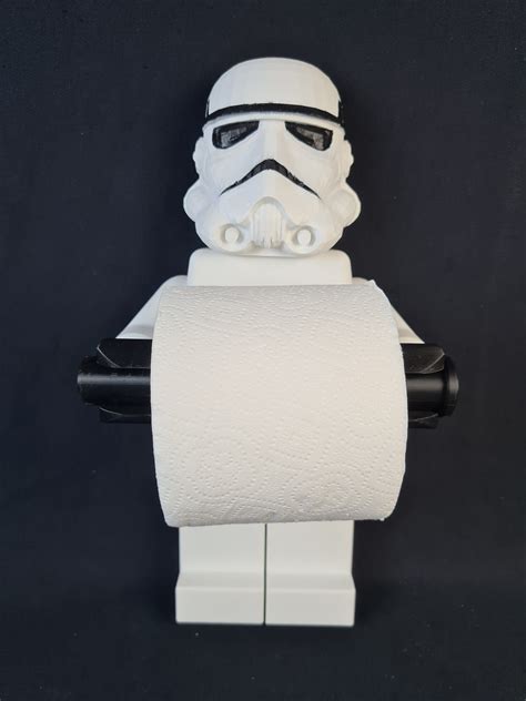 Star Wars Stormtrooper Toilet Paper Holder Bathroom Decor Tp Etsy