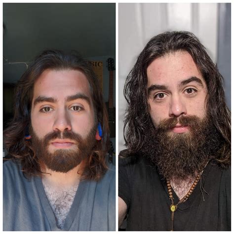 Stubble Vs Big Beard Rate My Beards From Before And After Rbeards