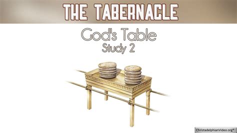 Gods Table The Tabernacle Study Part 2 Youtube