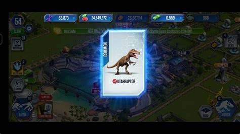 Utahraptor Pack Jurassic World The Game Youtube