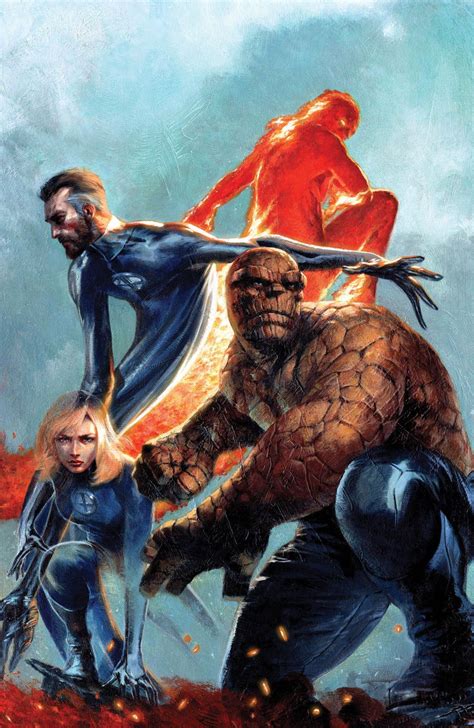 Fantastic Four 1 Marvel Gabriele Dellotto Trade Virgin Set 2 Variant