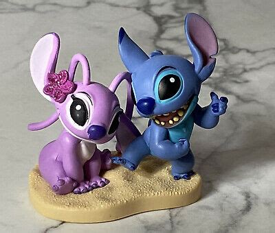 Stitch and angel cupcake toppers. Stitch and Angel Disney Store Authentic Cake Topper PVC ...