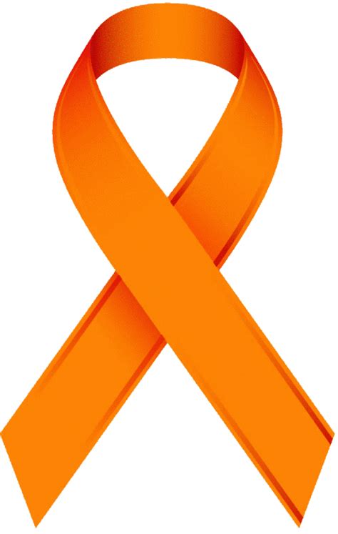 Orange Awareness Ribbon Clip Art