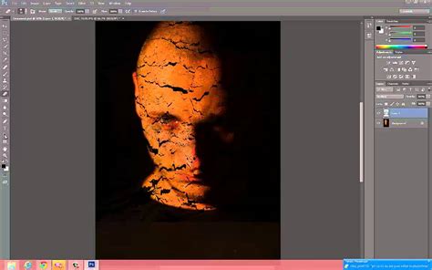 Photoshop Cs6 Cracked Face Photo Manipulation Speed Art Youtube