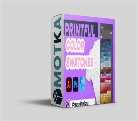 Printful Color Swatches White Products Free Download Motka